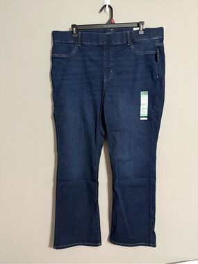 Terra & Sky Women’s Dark Wash Bootcut Jeggings 2x